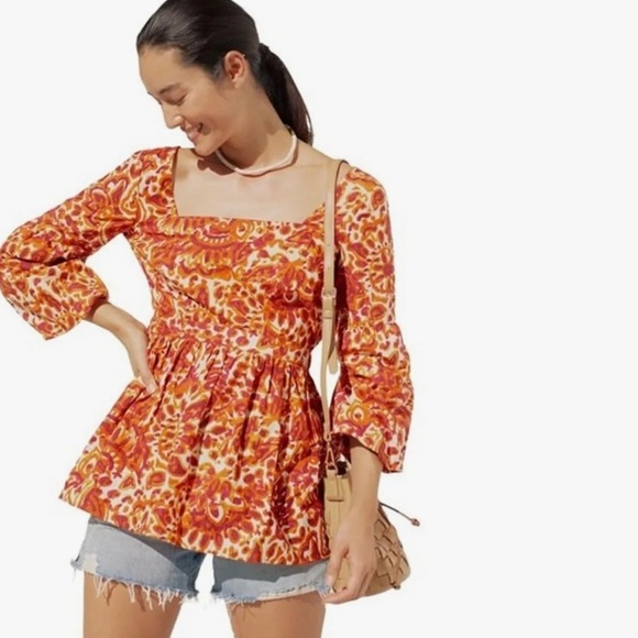 Love the Label tie back blouse medium